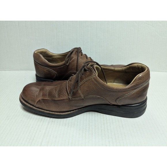 Johnston & Murphy Shoes Mens 11 M Brown Leather Bicycle Oxford Shuler Lace up - Picture 6 of 12